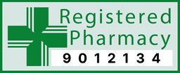 Registered Pharmacy logo. Click to learn more or register your pharmacy.